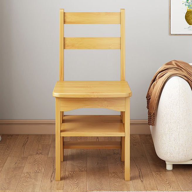 Contemporary Wood Folding Step Stool Ladder Chair