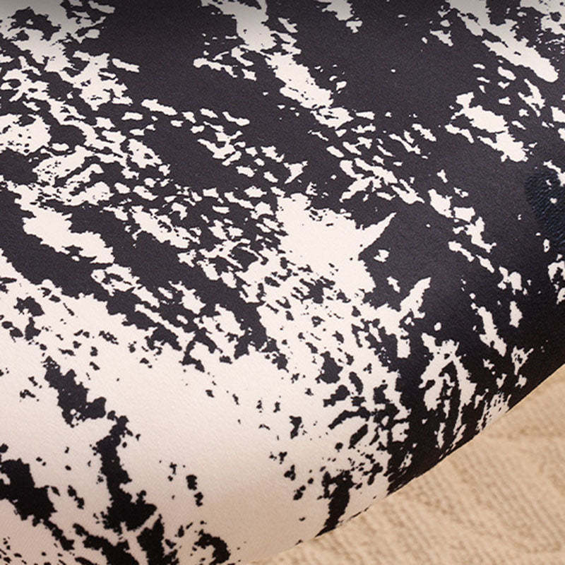 Contemporary Printed Flannel Solid Wood Vanity Stool — C / Metal Legs