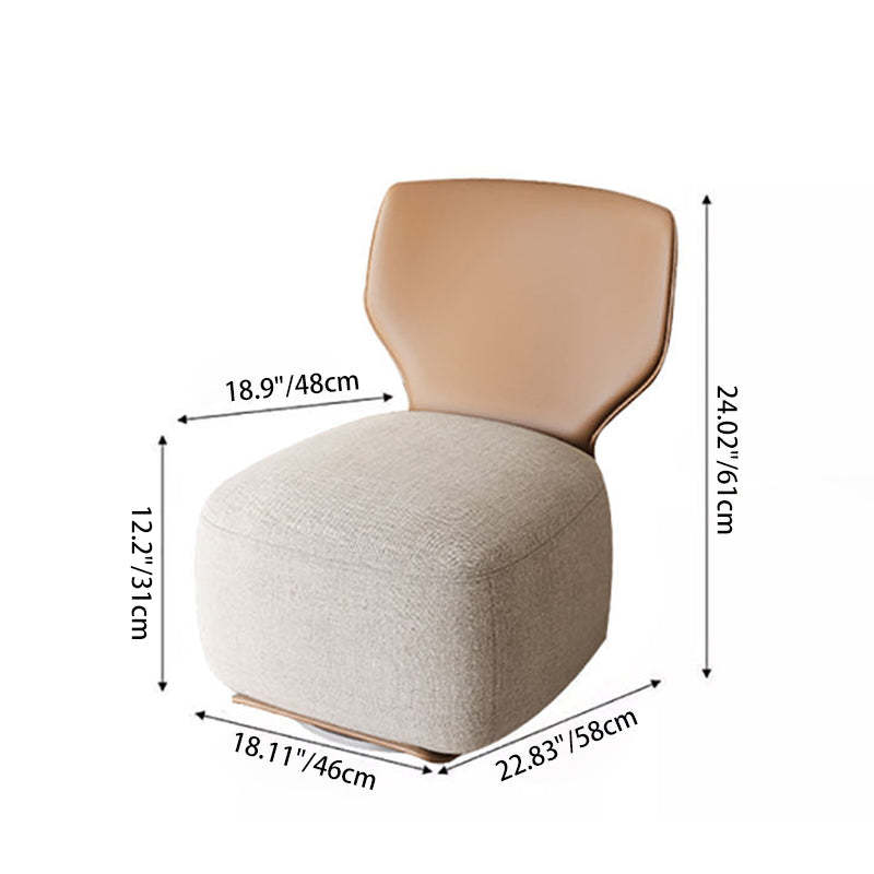 Nordic Fabric Upholstered Accent Chair