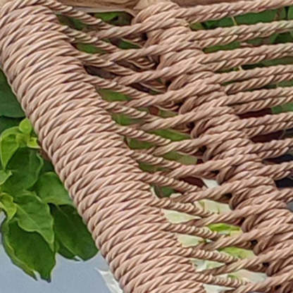 Boho Arc Braided Rope Wood Rocking Chair