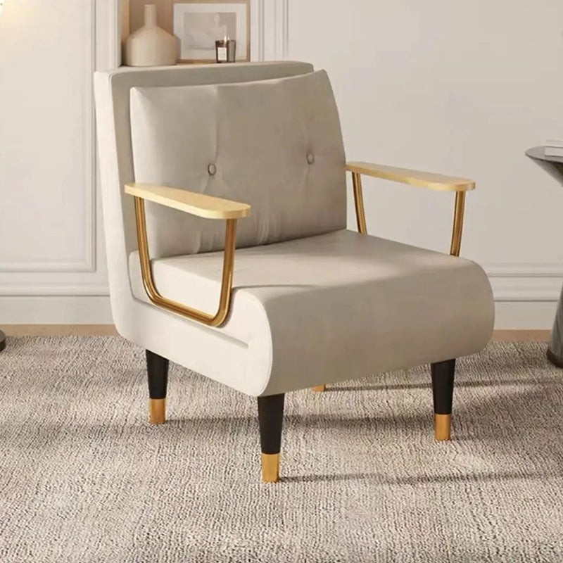 Contemporary Tech Fabric Accent Chair Sofa — Blue