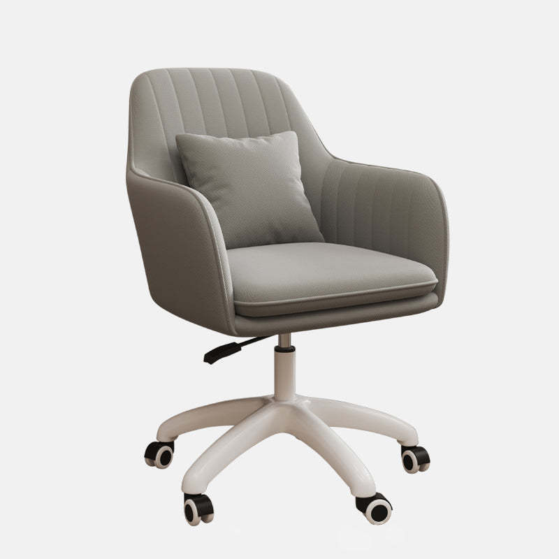 Minimalist flannel desk metal leather office chairs