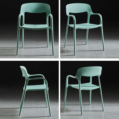 Nordic Plastic Stackable Dining Chair