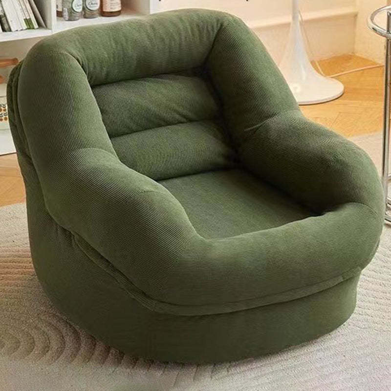 Scandinavian Corduroy Upholstered Accent Chair