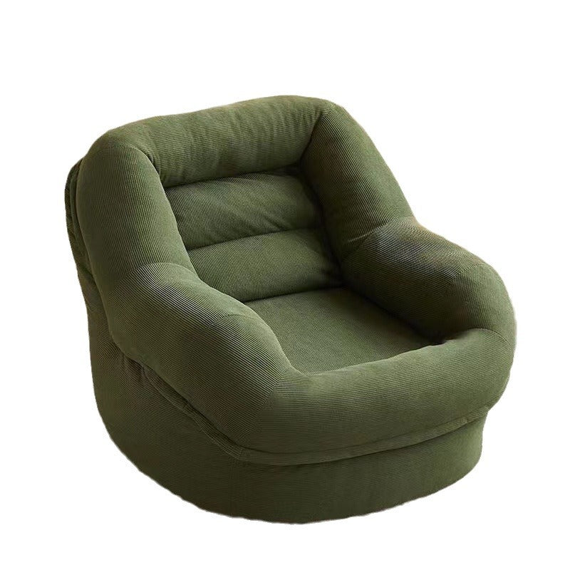 Scandinavian Corduroy Upholstered Accent Chair