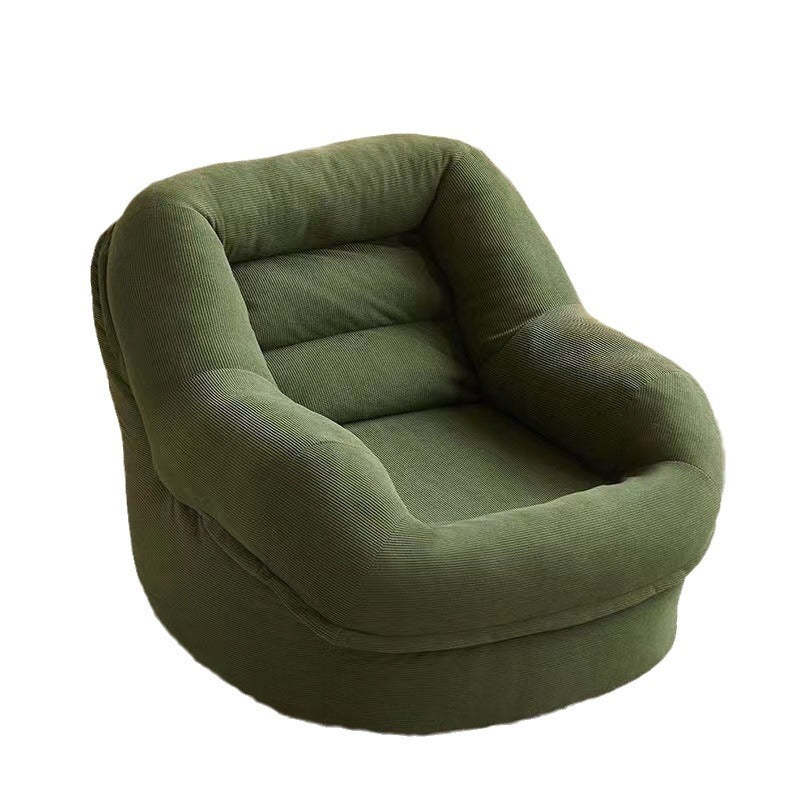 Scandinavian Corduroy Upholstered Accent Chair
