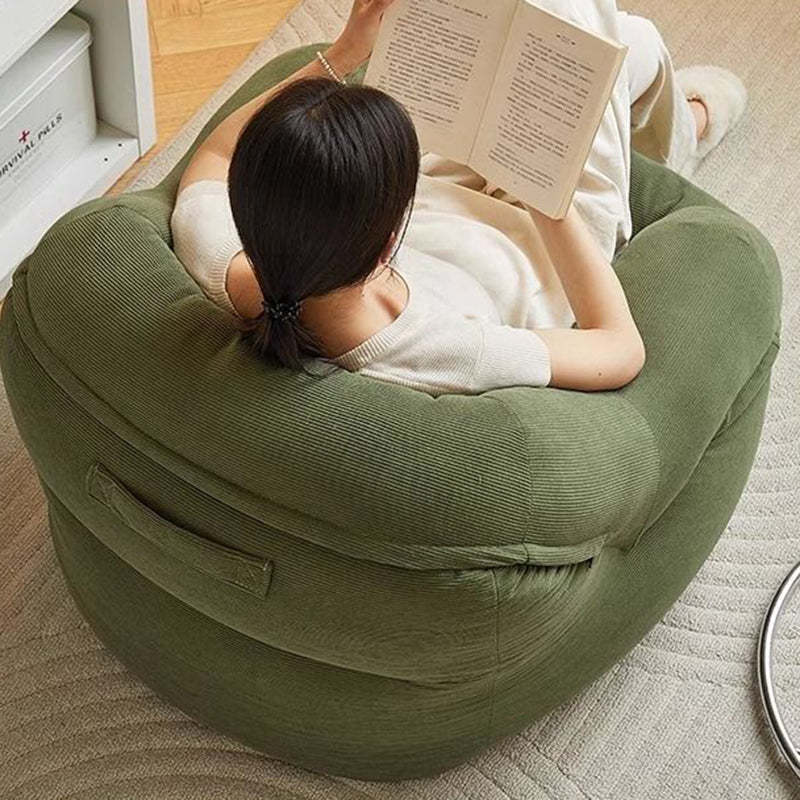 Scandinavian Corduroy Upholstered Accent Chair
