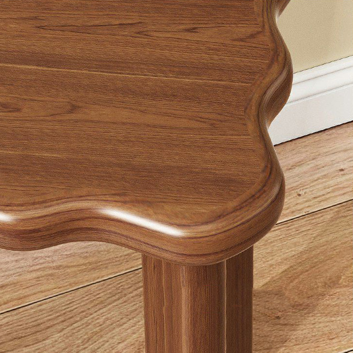 Biscuit Wood Stackable Low Stool
