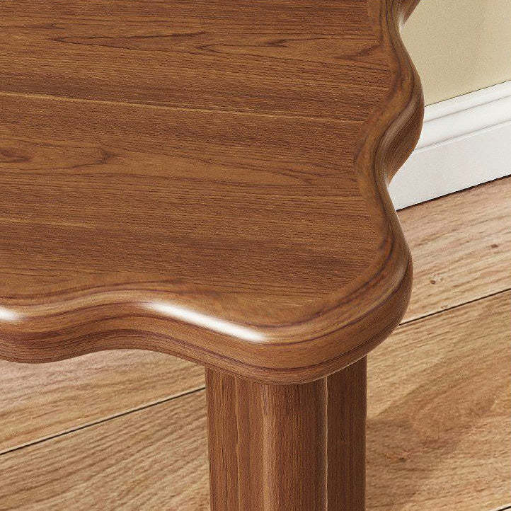 Biscuit Wood Stackable Low Stool