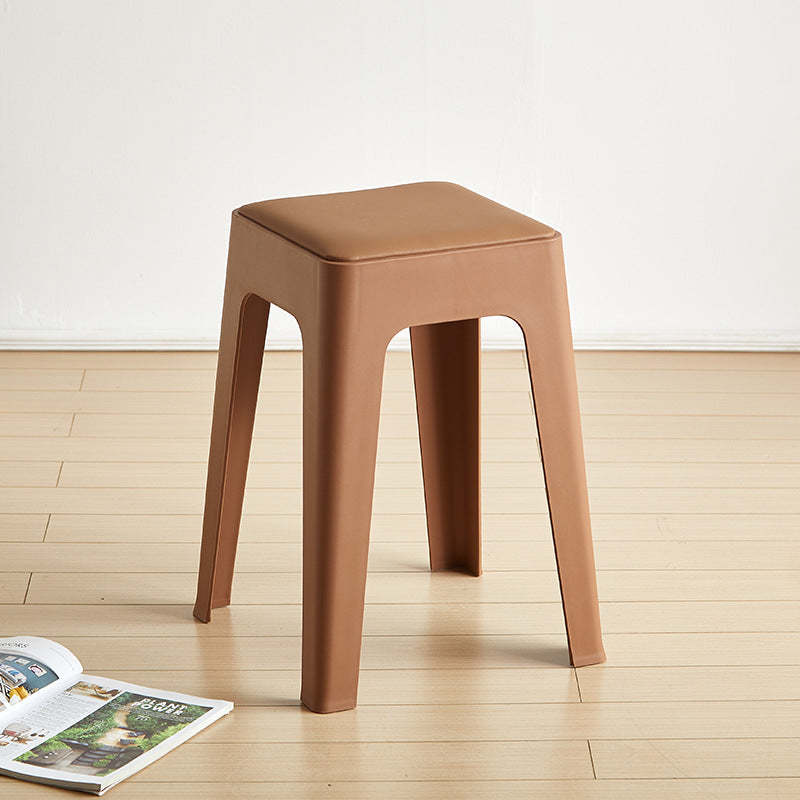 Stackable backless vanity stools - nordic