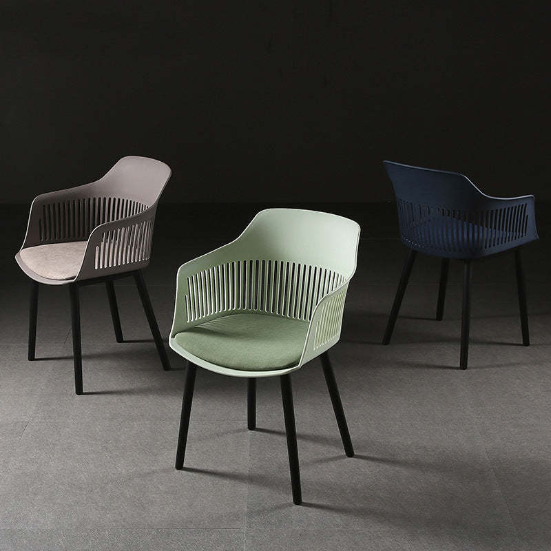 Nordic Plastic Steel Frame Dining Chair
