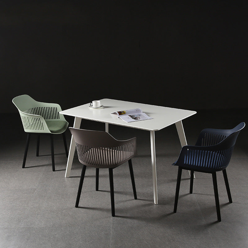 Nordic Plastic Steel Frame Dining Chair