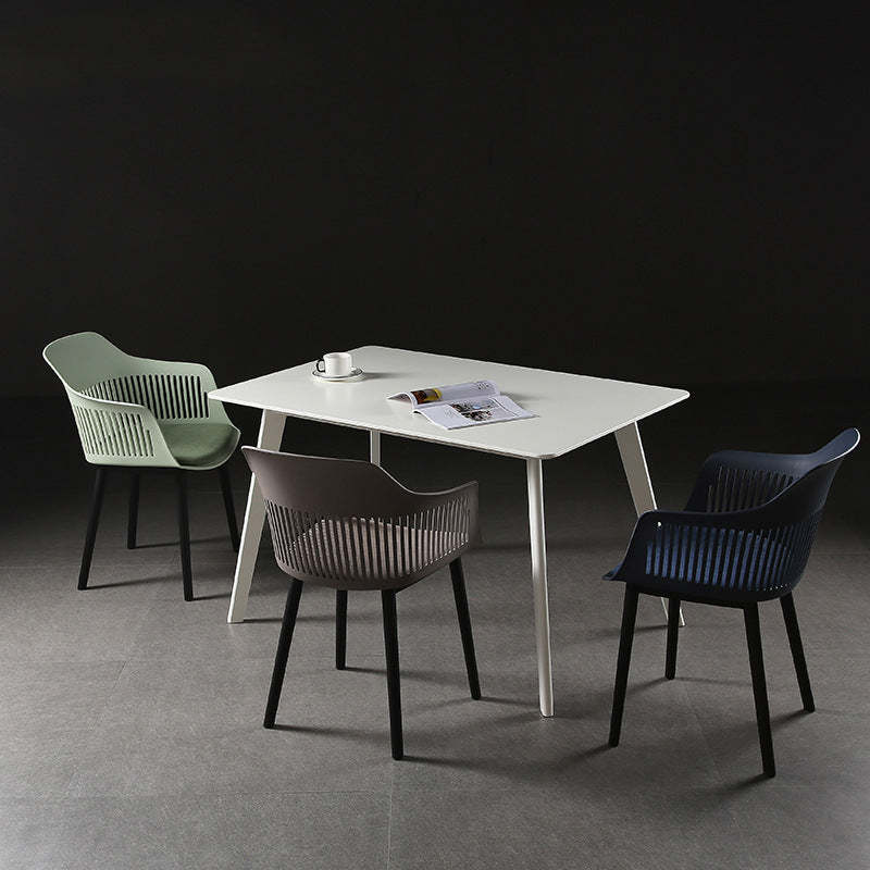 Nordic Plastic Steel Frame Dining Chair