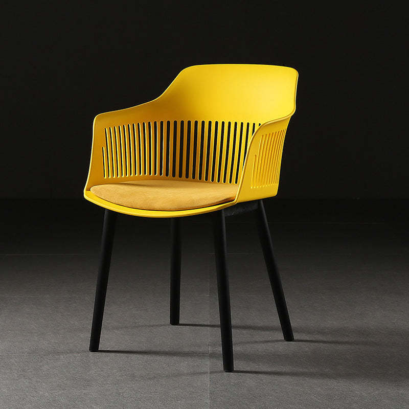 Nordic Plastic Steel Frame Dining Chair