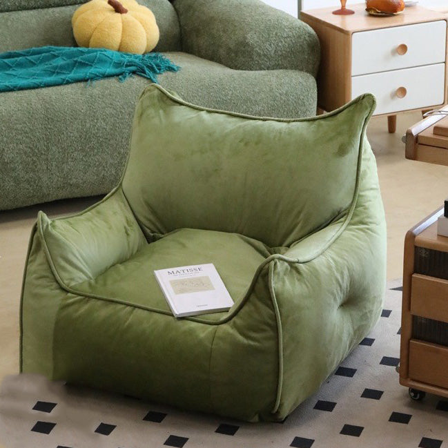 Scandinavian Leather Upholstered Accent Chair