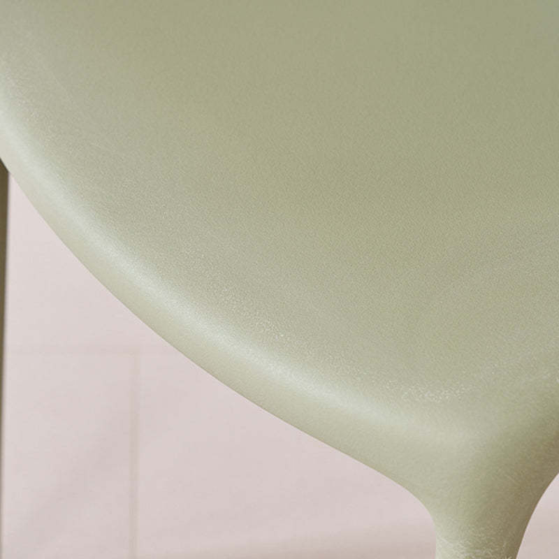 Scandinavian Plastic Stackable Dining Chair — Coffee Color