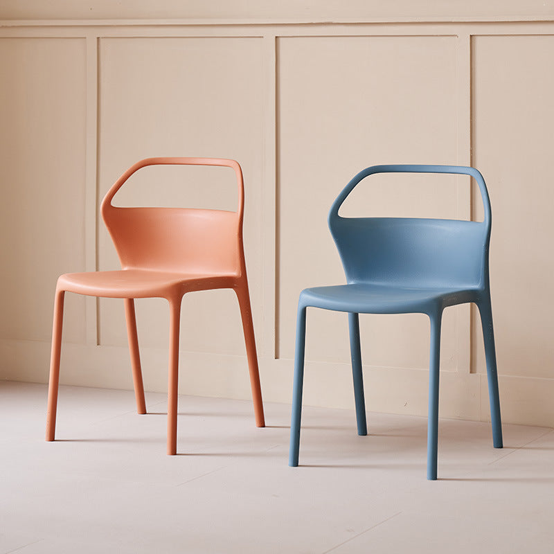 Scandinavian Plastic Stackable Dining Chair