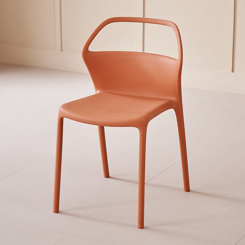 Scandinavian Plastic Stackable Dining Chair