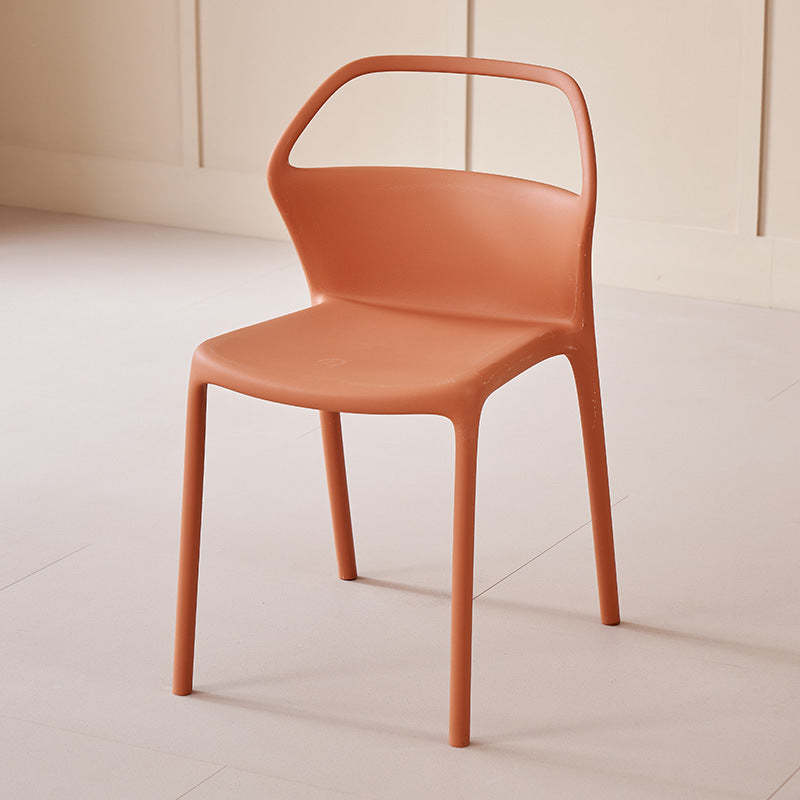 Scandinavian Plastic Stackable Dining Chair