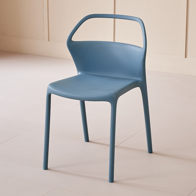 Scandinavian Plastic Stackable Dining Chair