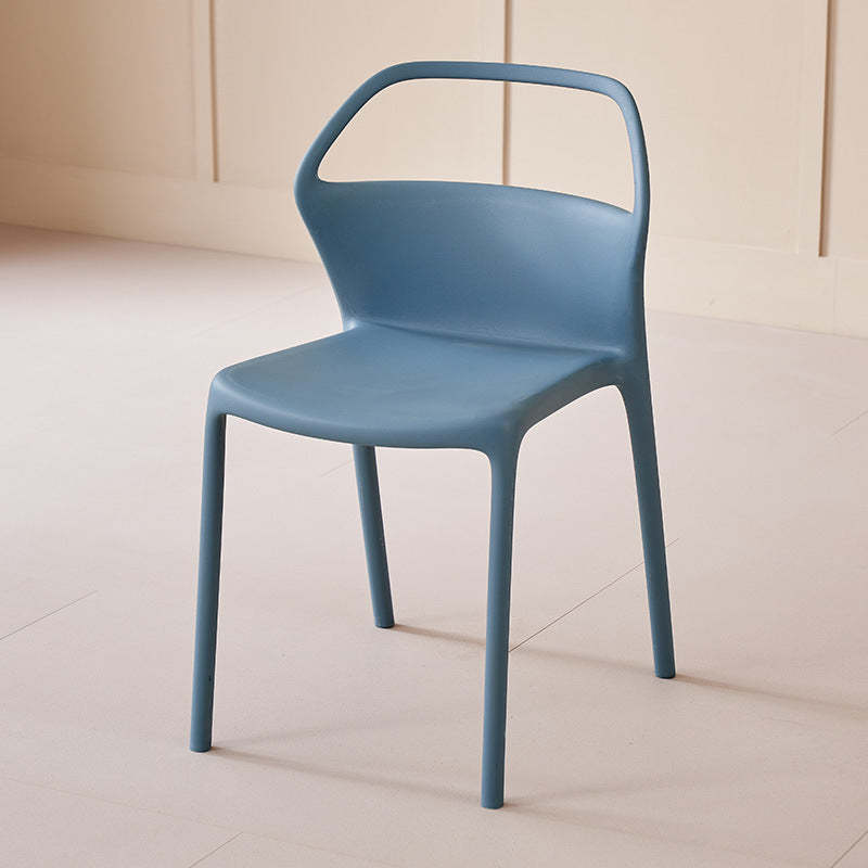 Scandinavian Plastic Stackable Dining Chair