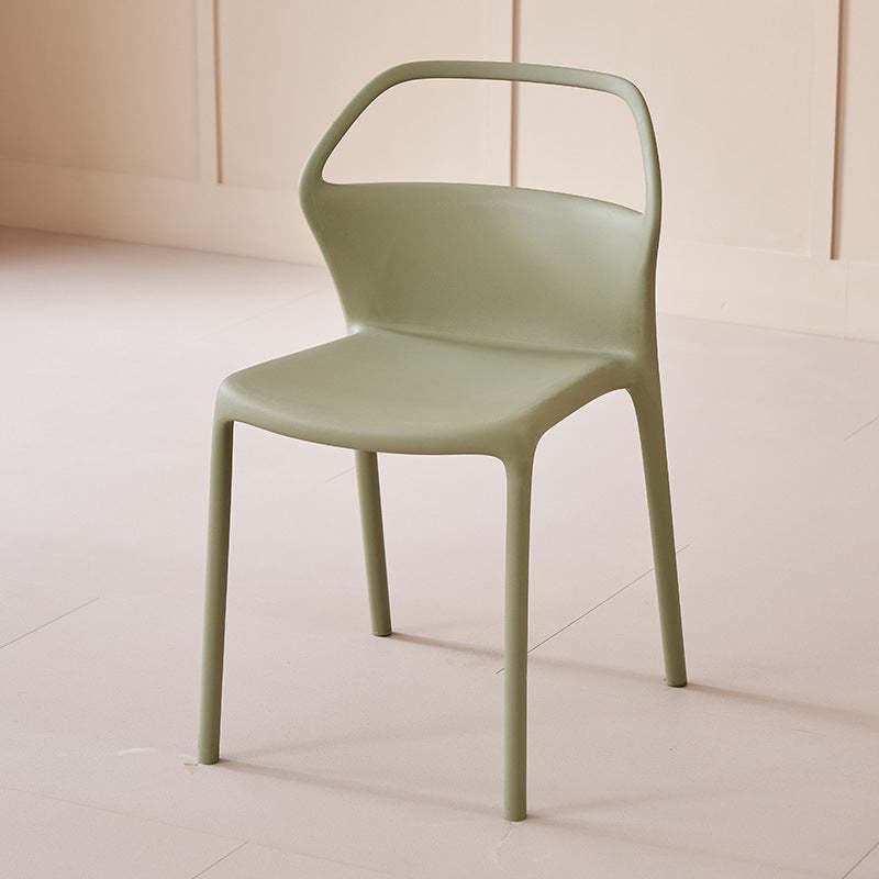 Scandinavian Plastic Stackable Dining Chair