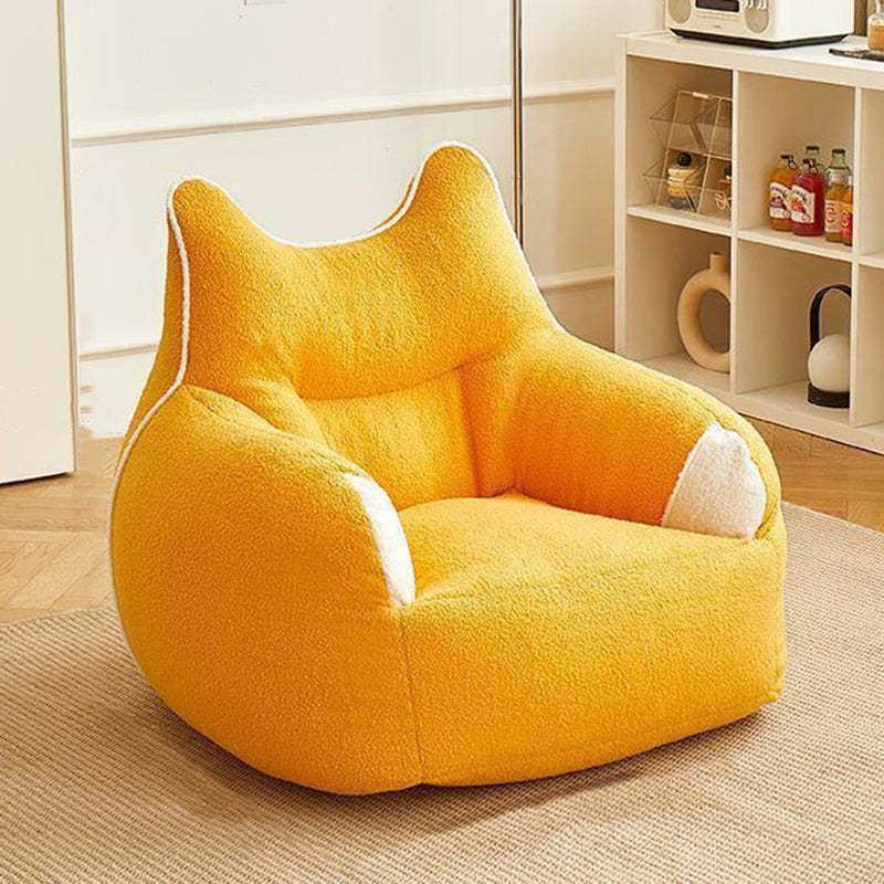 Gray minimalist eps teddy accent chairs — 31.5" L x 27.56" W x 28.35" H / Yellow