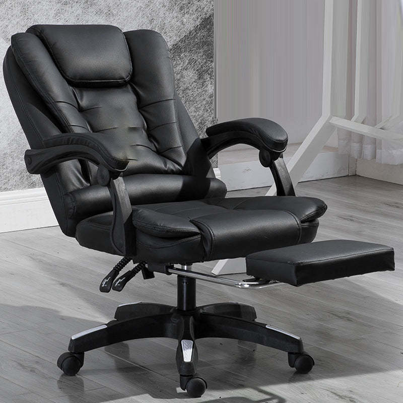 Black minimalist lift massage office chairs