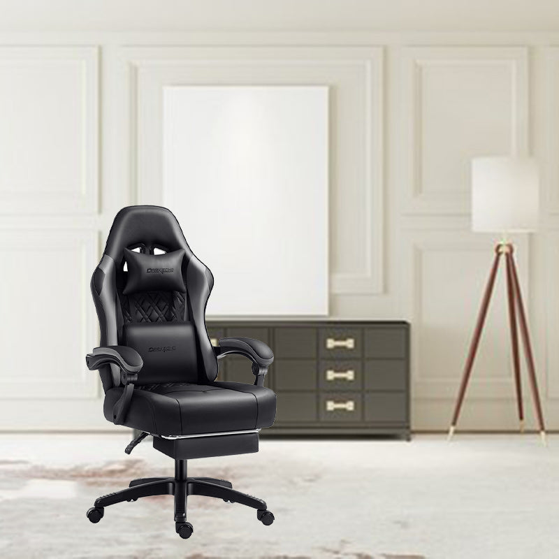 Minimalist Swivel Liftable Nylon Leather Desk Chair