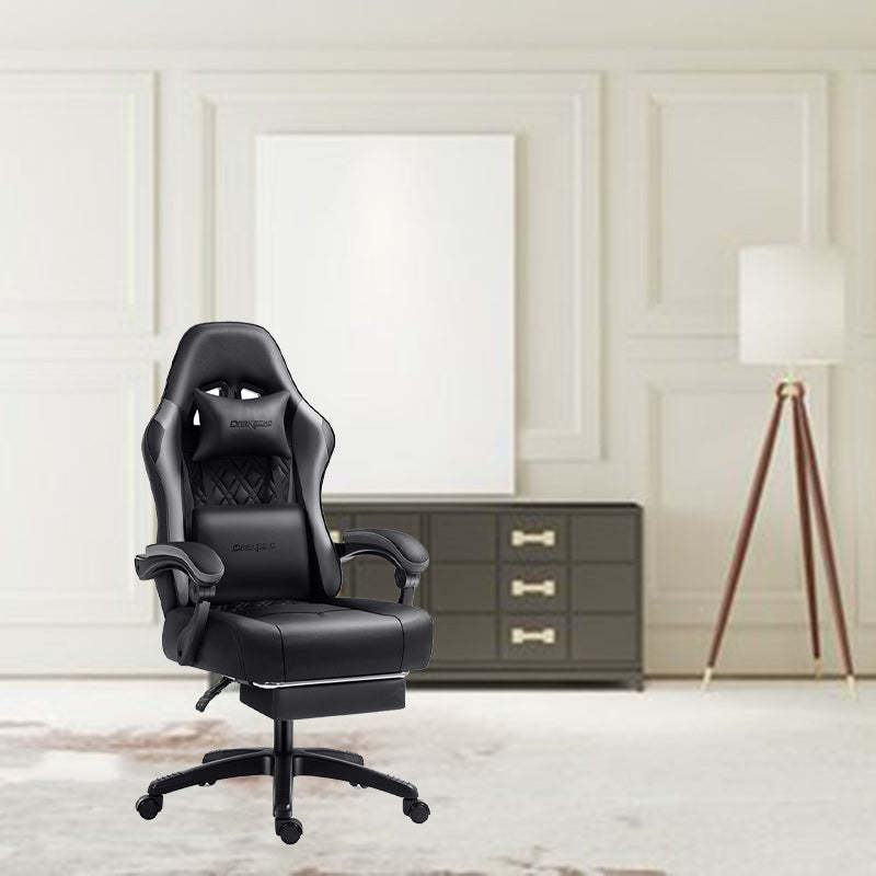 Minimalist Swivel Liftable Nylon Leather Desk Chair