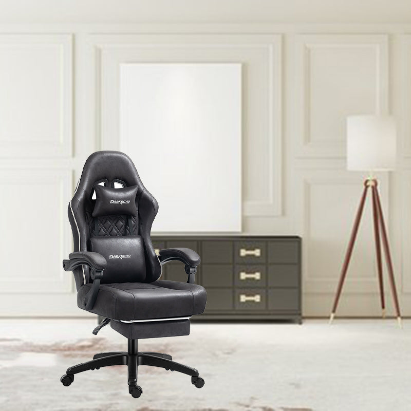 Minimalist Swivel Liftable Nylon Leather Desk Chair