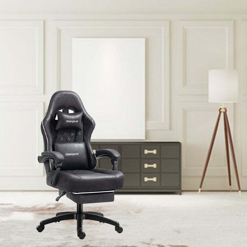 Minimalist Swivel Liftable Nylon Leather Desk Chair