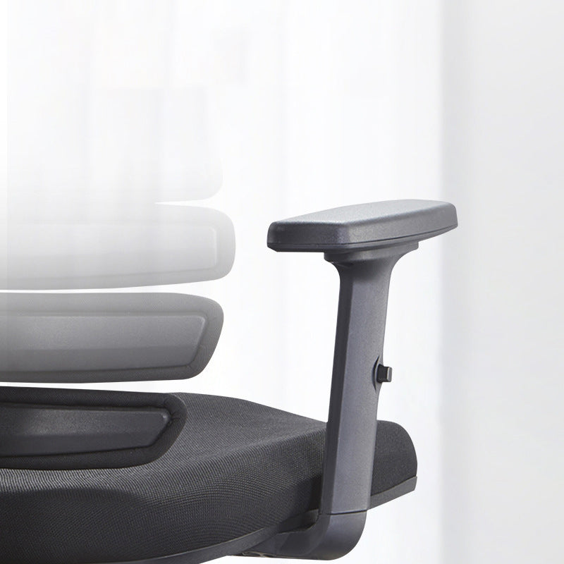 Minimalist Fabric Fishbone Swivel Lift Desk Chair