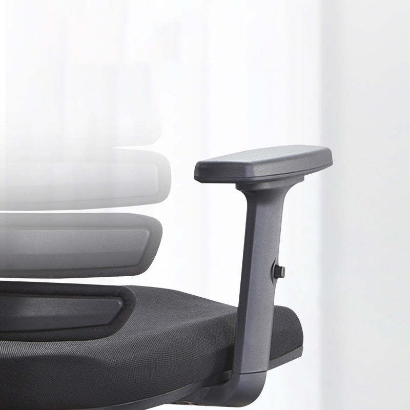 Minimalist Fabric Fishbone Swivel Lift Desk Chair