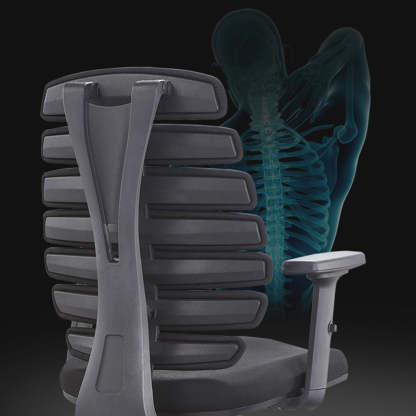 Minimalist Fabric Fishbone Swivel Lift Desk Chair