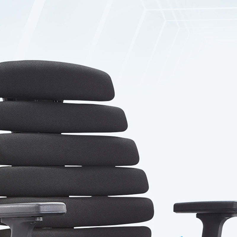 Minimalist Fabric Fishbone Swivel Lift Desk Chair