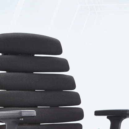 Minimalist Fabric Fishbone Swivel Lift Desk Chair