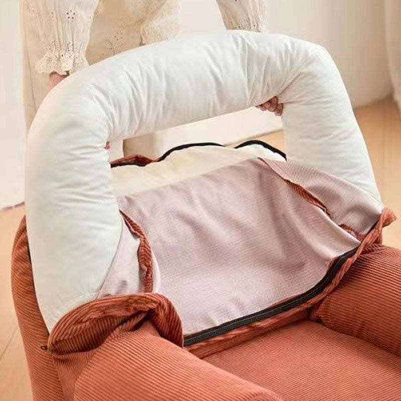 Scandinavian Tatami Corduroy Accent Chair