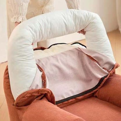 Scandinavian Tatami Corduroy Accent Chair