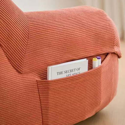 Scandinavian Tatami Corduroy Accent Chair