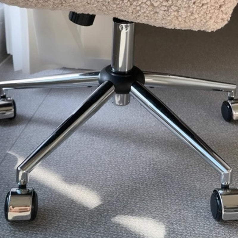 Minimalist Liftable Swivel Lambswool Desk Chair