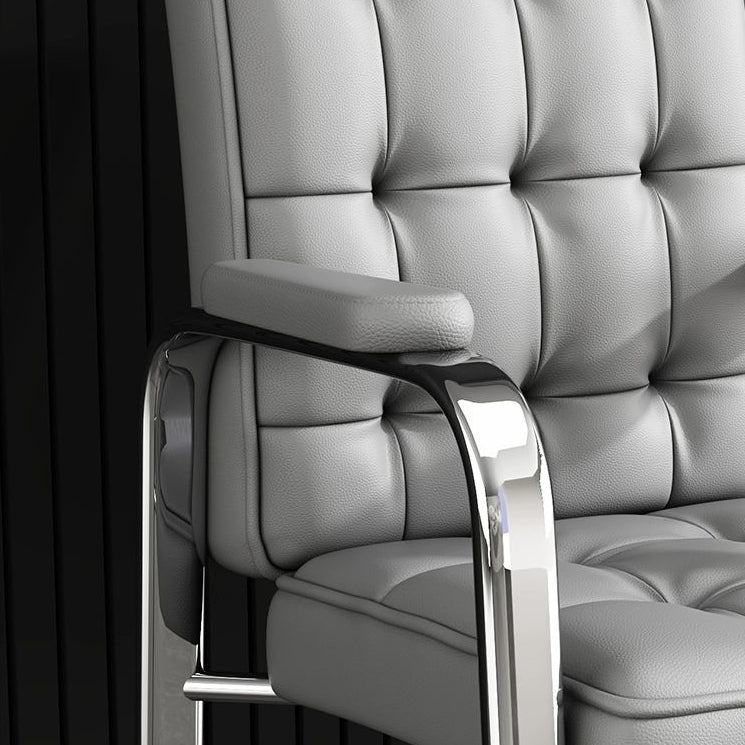 Modern Steel PU Leather Accent Chair — Black Frame + Orange