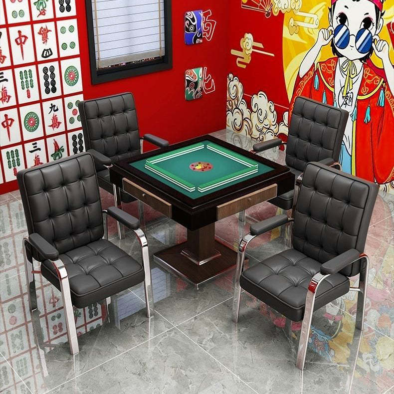 Modern Steel PU Leather Accent Chair