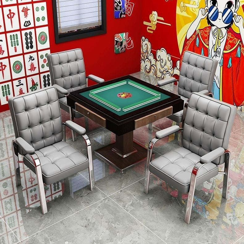 Modern Steel PU Leather Accent Chair