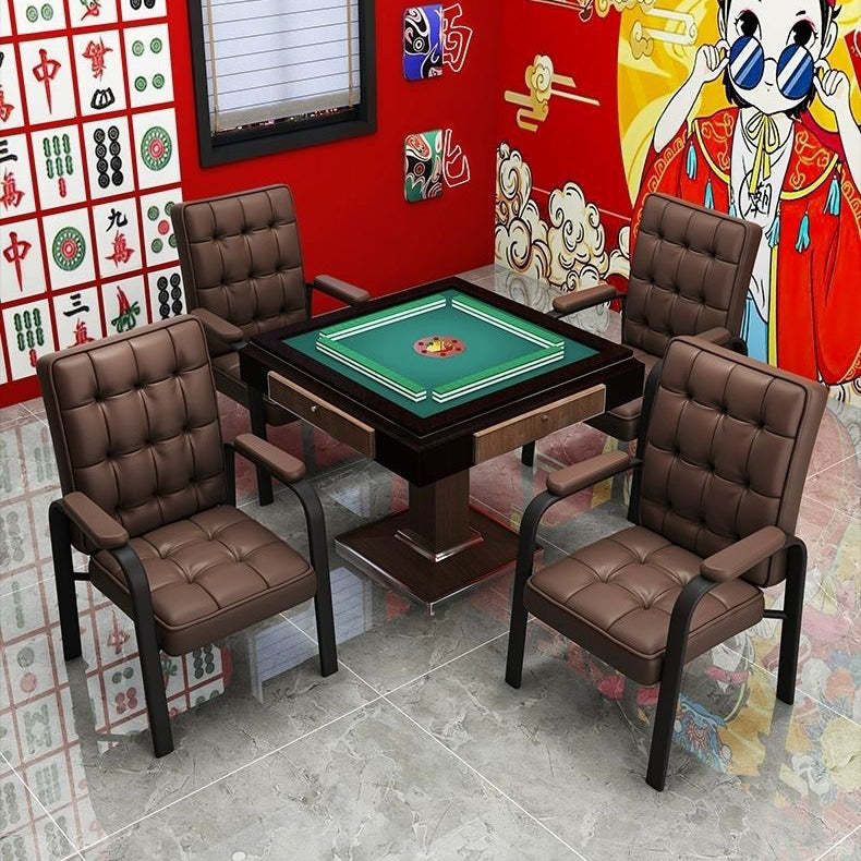 Modern Steel PU Leather Accent Chair