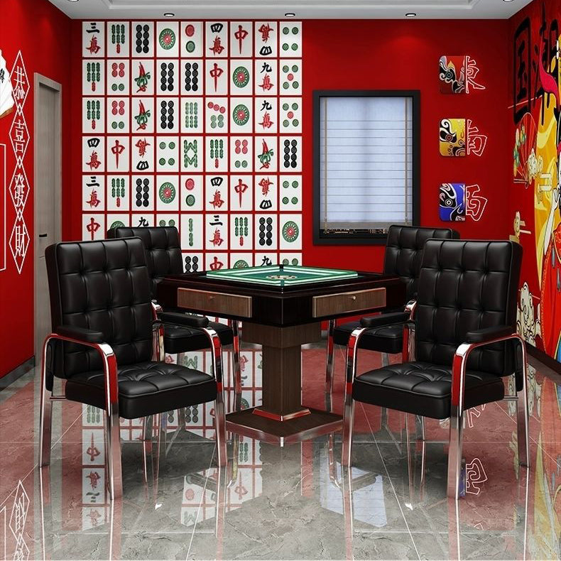 Modern Steel PU Leather Accent Chair