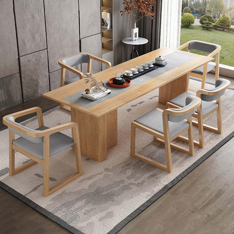Chinese Wood Veneer Dining Chair