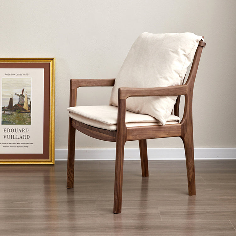 Minimalist Square Wood Armchair