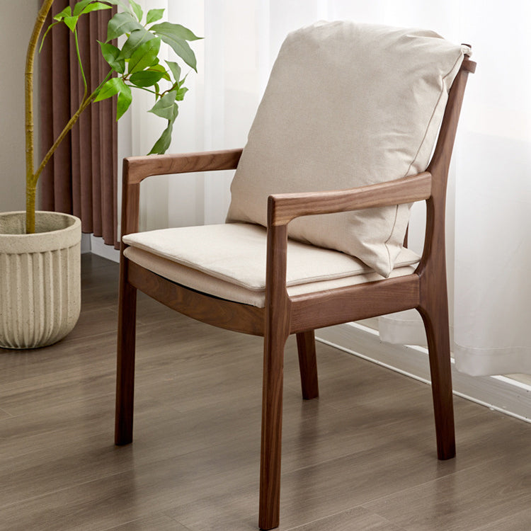 Minimalist Square Wood Armchair