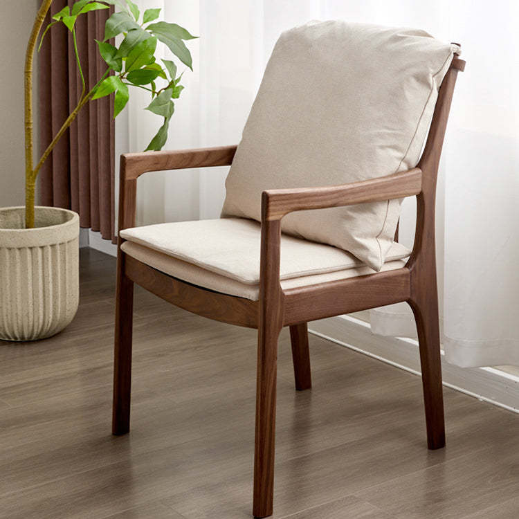 Minimalist Square Wood Armchair